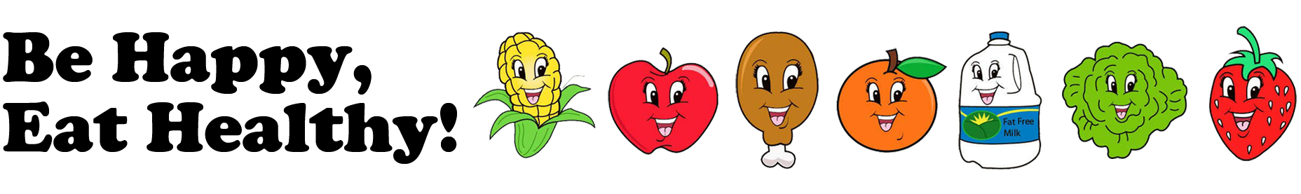 Be Happy, Eat Healthy Logo